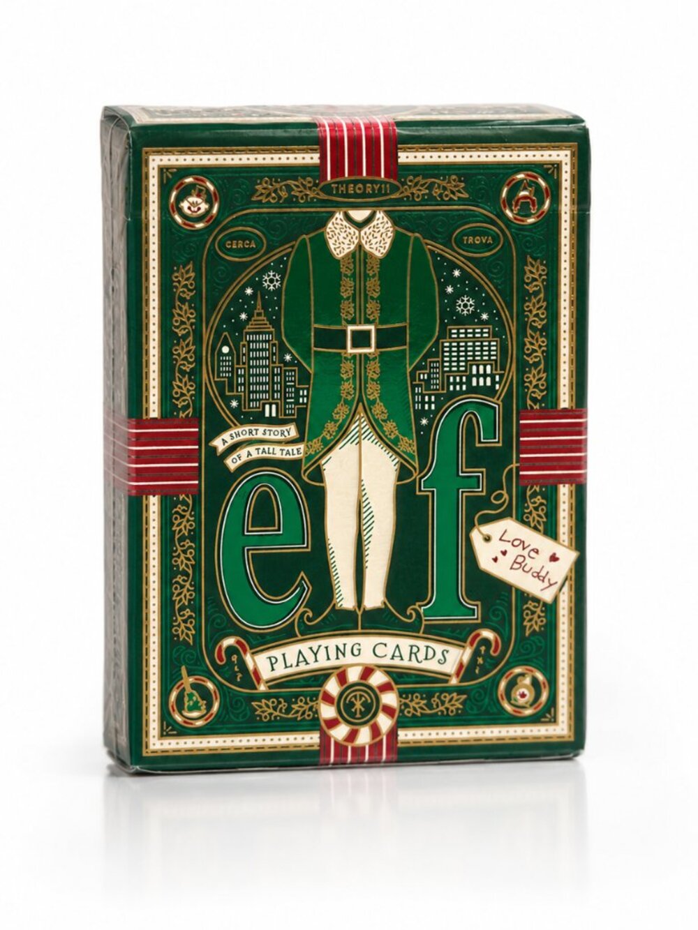 Theory11 Elf Playing Cards Sealed New Deck Holiday Collectible Premium Poker Car